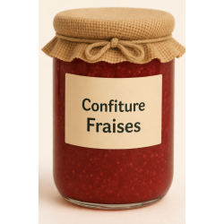 CONFITURE MAISON FRAISES