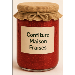 CONFITURE MAISON FRAISES