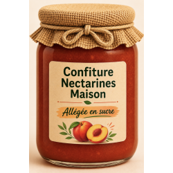 CONFITURE NECTARINES ALLEGÉE