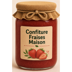 CONFITURE MAISON FRAISES